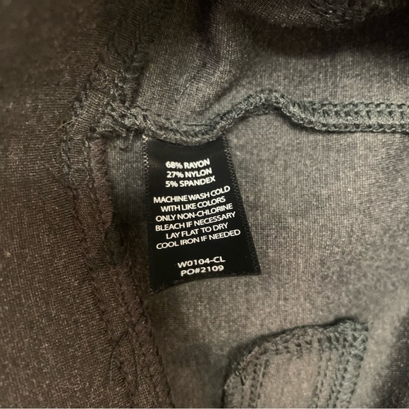 Betabrand Boot-Cut Classic Dress Pant Yoga  Pant Charcoal‎ Grey Size Large Long - Picture 10 of 10